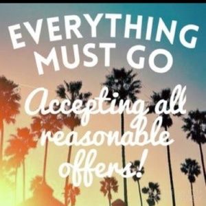 Closet clearout!!! Everything must go!